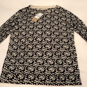 J Crew women’s bow sweater, Small